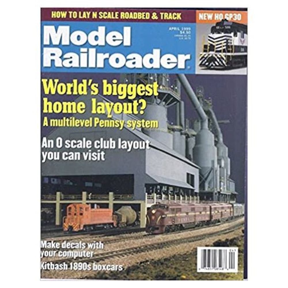 Model Railroader (April 1999)  - Vol 66 No. 4 (Collectible Single Back Issue Mag